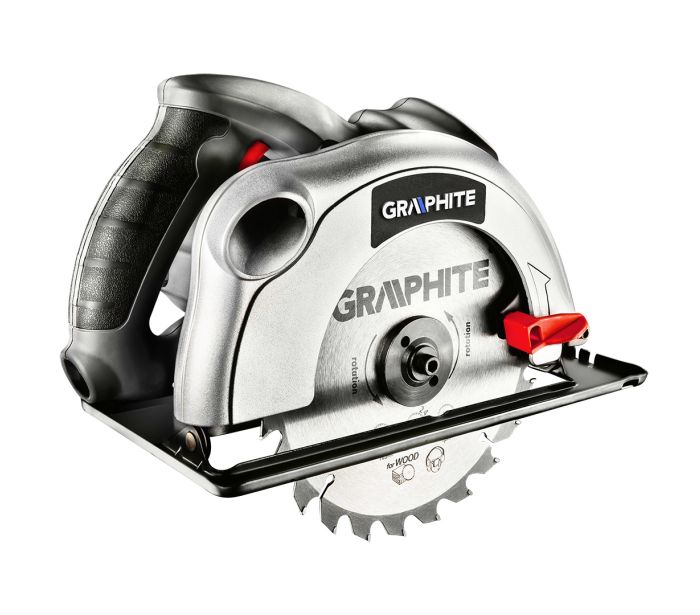 Пила циркулярна 1200Вт, диск 185x20 мм GRAPHITE (58G486)